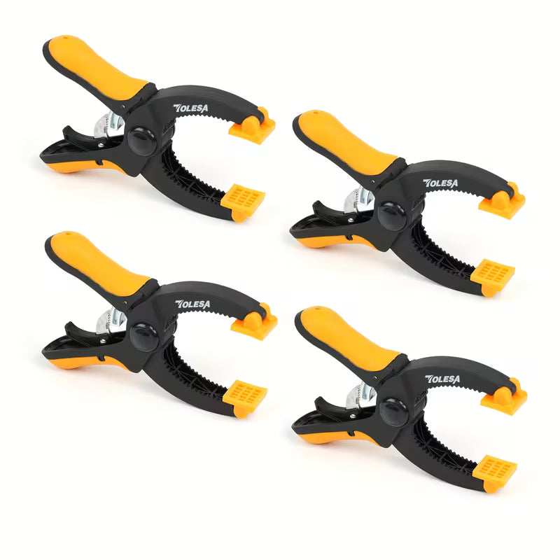 Ratcheting Clamp] TOLESA 4pcs 5-Inch Ratcheting Manual Clamp Set